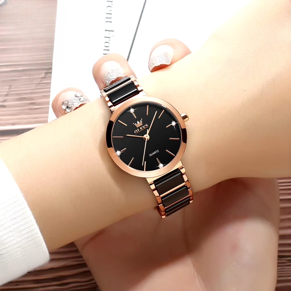 Elegant Bracelet Fashion Waterproof Quartz Ladies Wristwatch