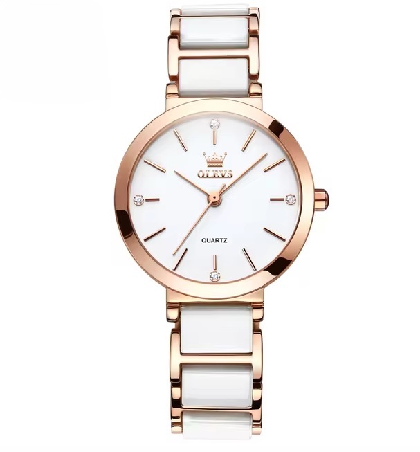 Elegant Bracelet Fashion Waterproof Quartz Ladies Wristwatch - Image 3