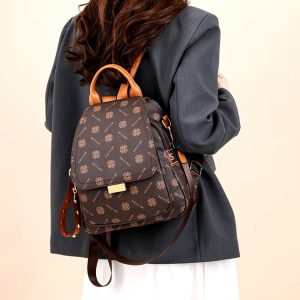 Elegant Printed Design Anti-Theft Versatile Backpacks