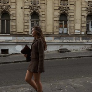 Elegant Solid Knitted Lapel Long Sleeve Single Breasted Cardigan Short Skirt 2 Pieces Suit 52..jpg__11zon