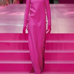 Elegant Turtleneck Retro Party Split-Side Maxi Dresses