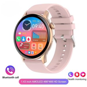 Health Tracker Voice Calling Always Show Time Smartwatch