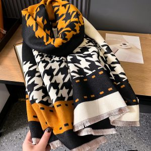 Luxury Design Warm Wraps Cashmere Large Thick Scarf