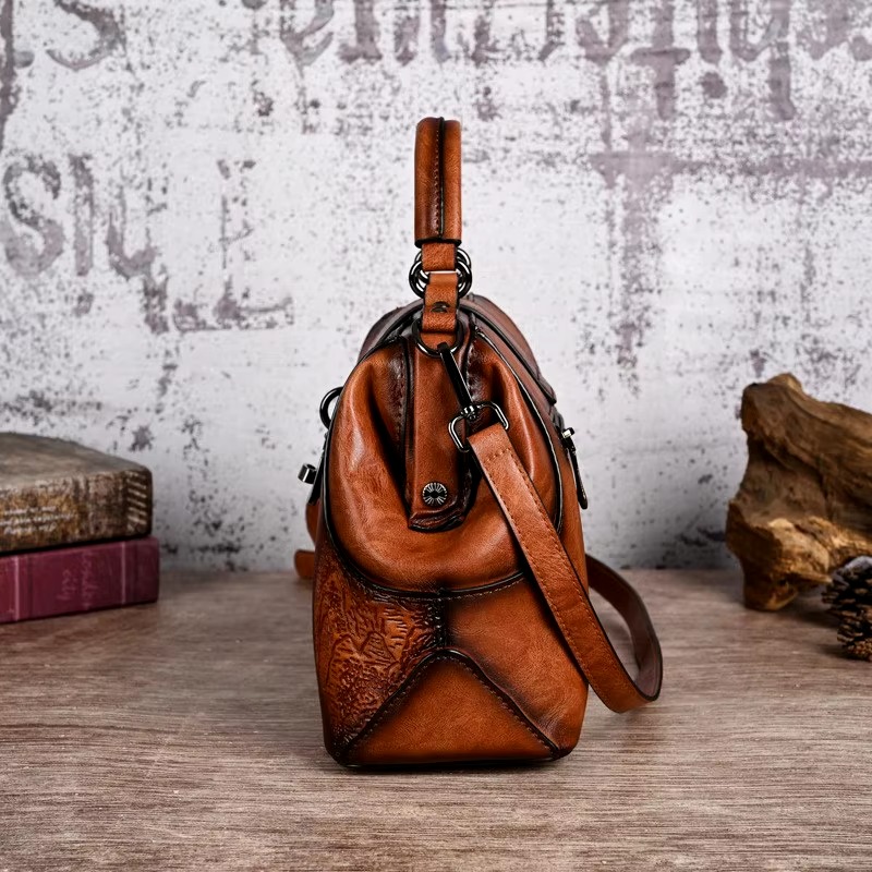 Luxury Designer PU Leather Geometric Handbags - Image 3