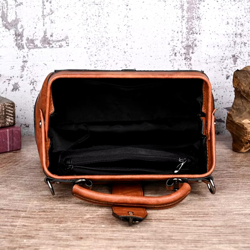 Luxury Designer PU Leather Geometric Handbags - Image 4