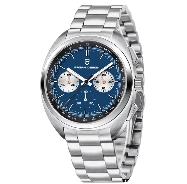 PAGANI DESIGN Turtle Back Chronograph Fashion Quartz Watch - Image 4