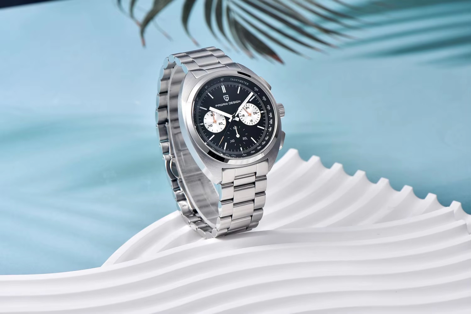 PAGANI DESIGN Turtle Back Chronograph Fashion Quartz Watch