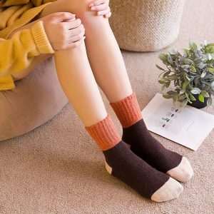 5 Pairs Trendy Thermal Soft Warm Outdoor Casual Versatile Sports Socks