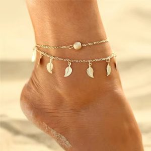 Casual Bohemia Zinc Alloy Beaded Beach Foot Ankle Chain