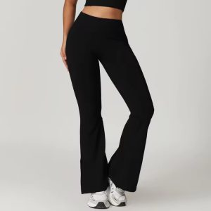 Bell-bottoms High Waist Workout Fitness Wide Leg Yoga Pants