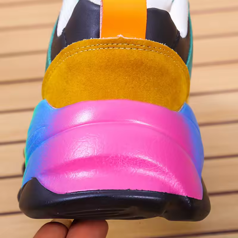 Casual Lace Up Outdoor Sneakers Running Footwear platform Shoes - Image 5