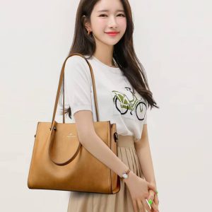 Designer High-capacity Silt Pocket Soft Leather Luxury Crossbody Hand Bags