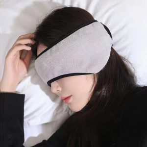 Eyemuff Eye Cover For Warm Relax Plush Blindfold Cotton Eyes Bandage Sleep Mask