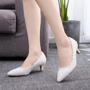 Mules Stilettos High Heels Bridal Shoes Pumps Sandals