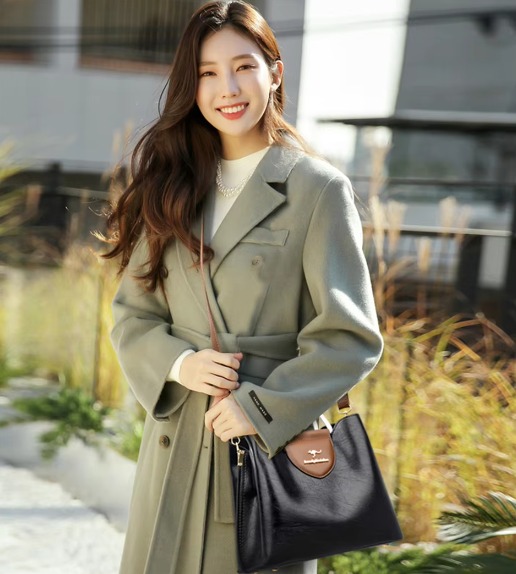 Luxury Designer High Quality Leather Handbags Tote Bag - Image 4