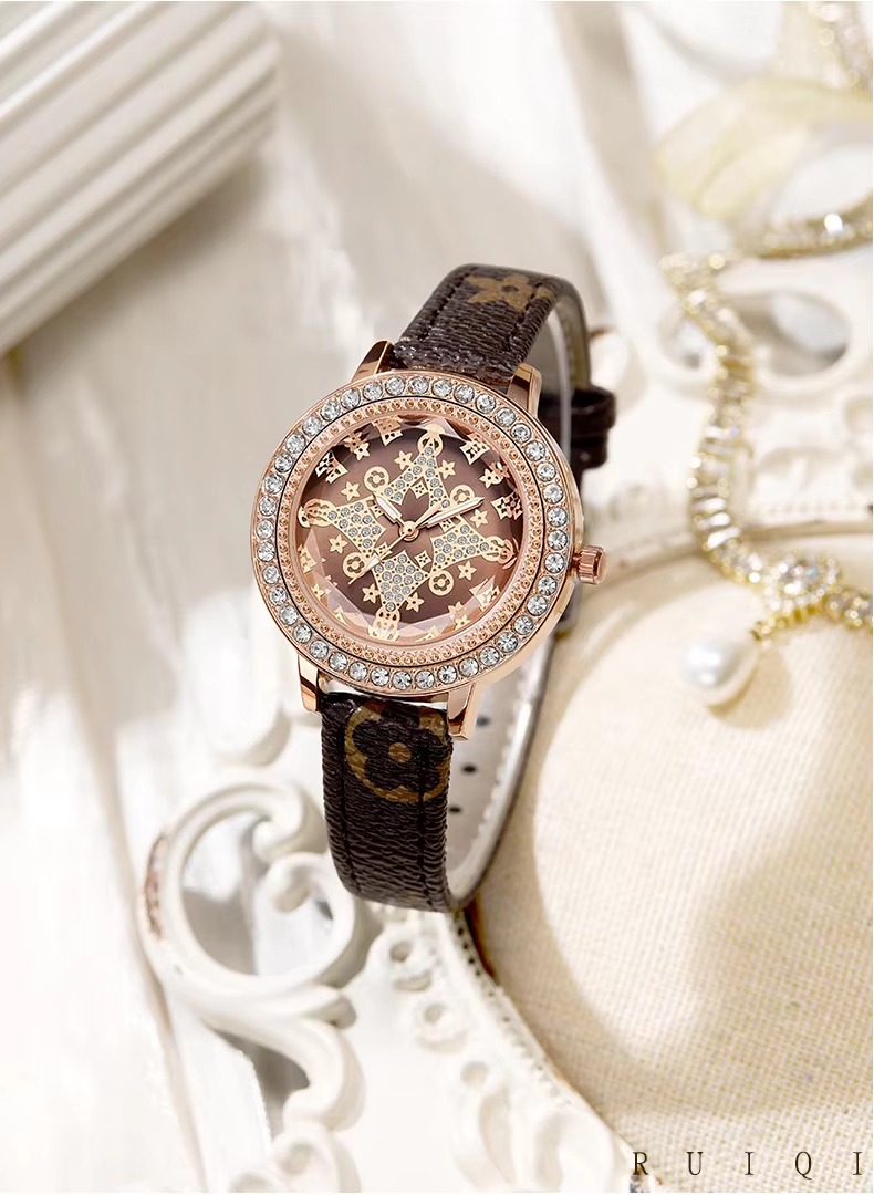 Elegant Luxury Quartz Waterproof Leather Strap Wristwatches - Image 2