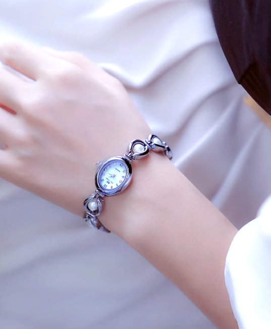 Luxury Simple Pearl Bracelet Jewelry Waterproof Fashion Clock Watches - Image 11