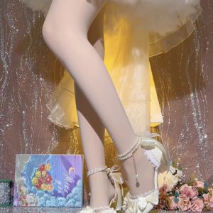 Luxury Designer Mary Jane Elegant Heeled  Bridal Shoes