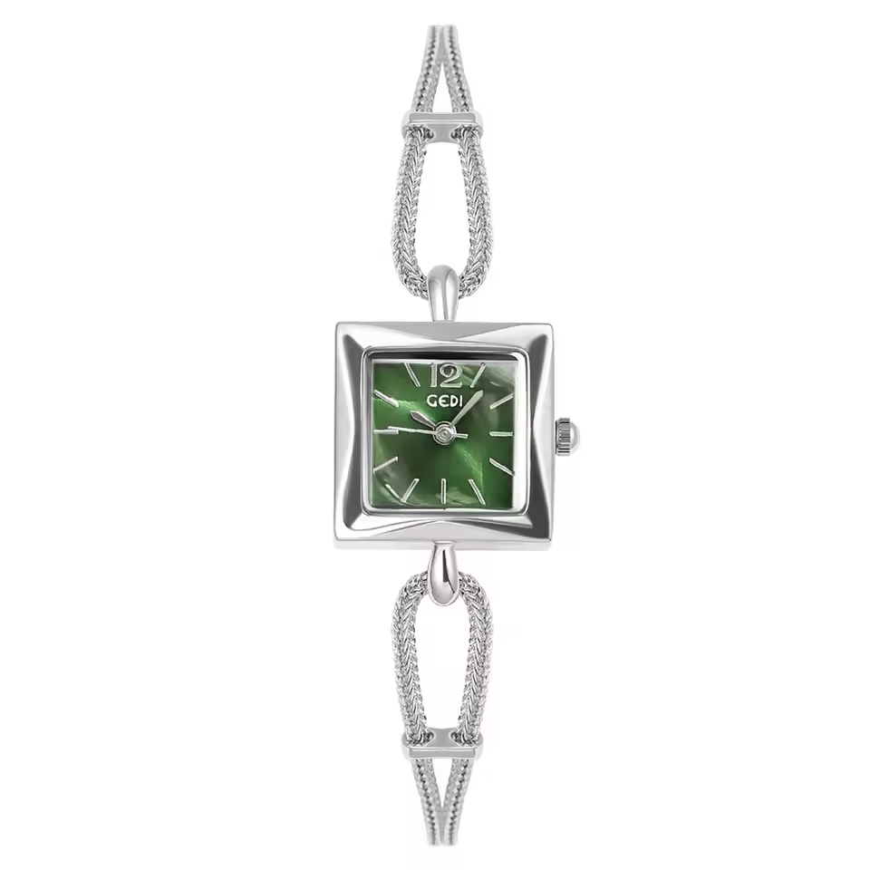 Luxury alloy temperament bracelet simple square watch - Image 2