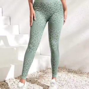 Trendy High Waist Leopard Seamless Yoga Leggings