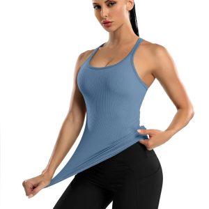 Trendy U-Neck Basic Breathable Camisole Sportswear