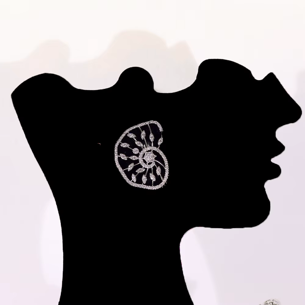 Elegant Flower cubic zirconia fine Necklace Earrings Wedding Party jewelry set - Image 7