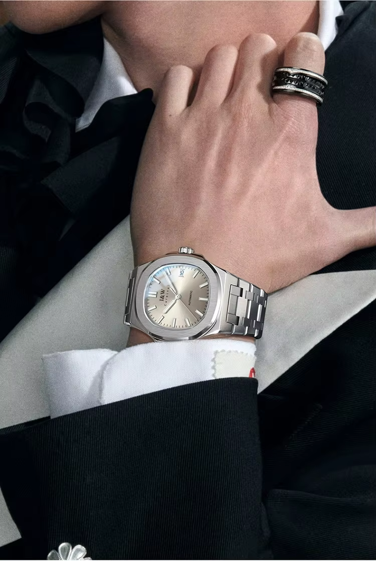 Automatic Mechanical Steel Strap Waterproof Wristwatches Men's Luxury Watch