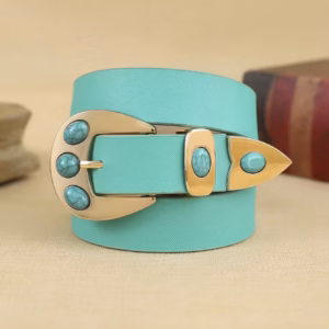 Bohemian Style diamond Garment For Daily Use PU Belt