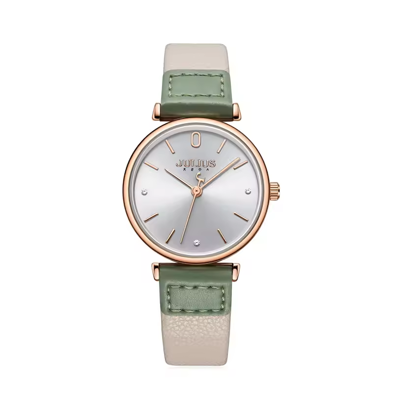 Casual Alloy Leather Water Resistant 3Bar Quartz Wristwatch - Image 5