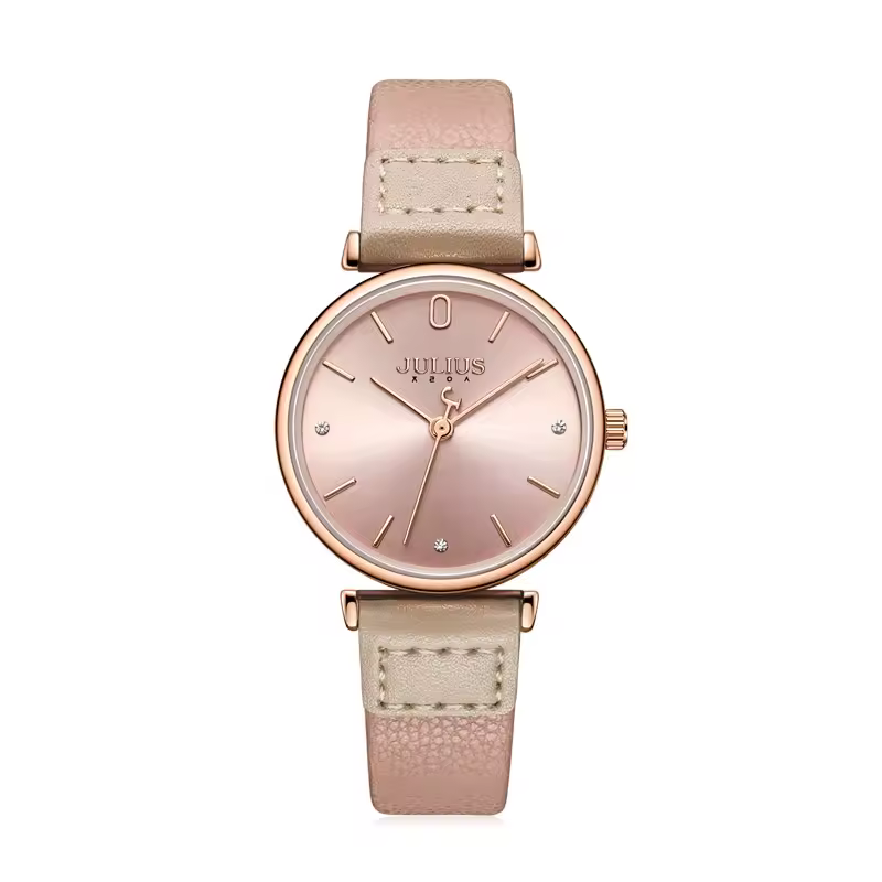Casual Alloy Leather Water Resistant 3Bar Quartz Wristwatch - Image 3
