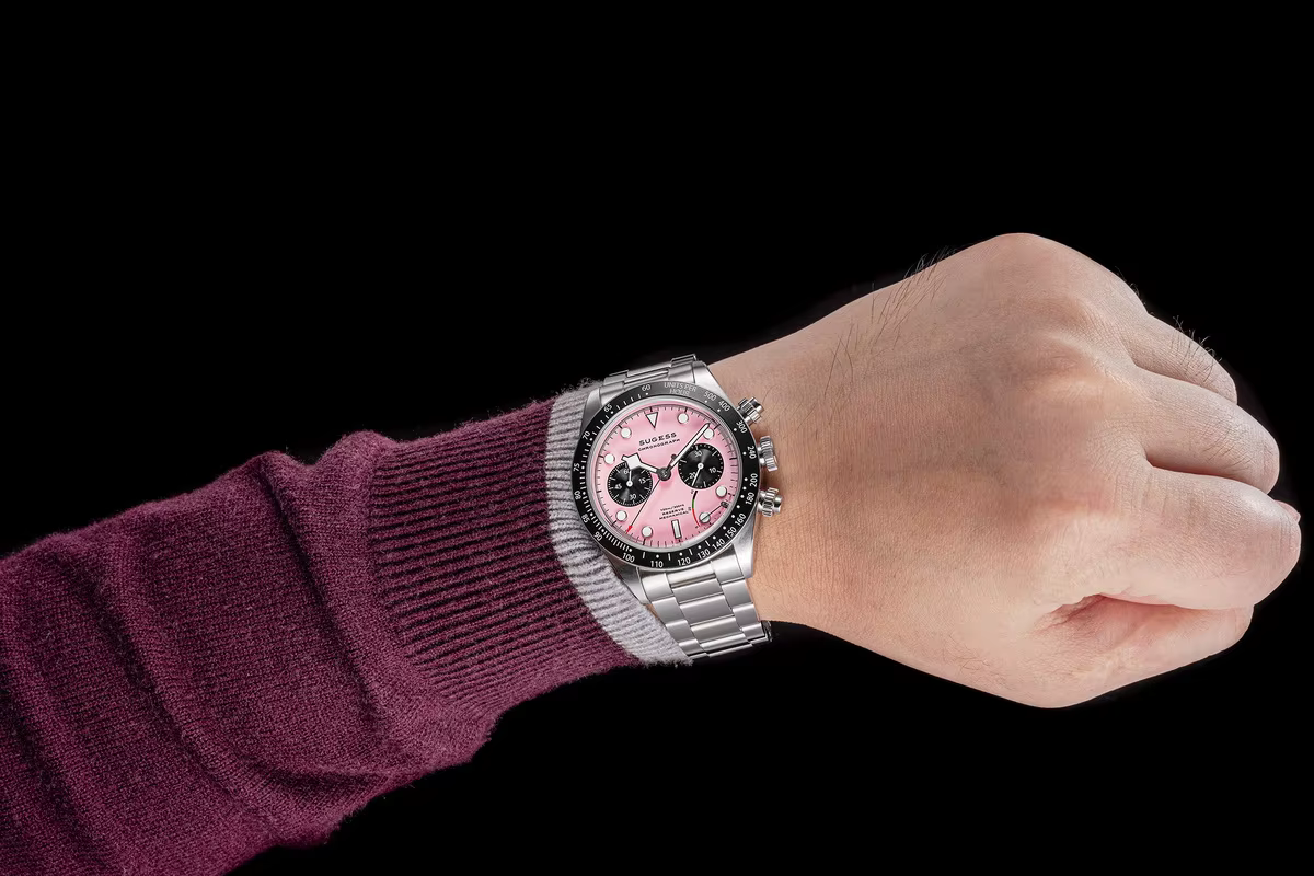 Chronograph Movement Air Force Mechanical Sapphire Crystal Waterproof Wristwatches