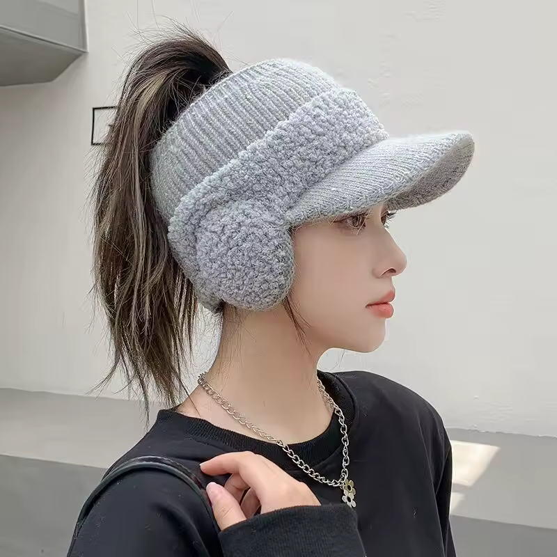 Cycling Knitted Ear Protection Everything Plus Cashmere Warm Woolen Hat