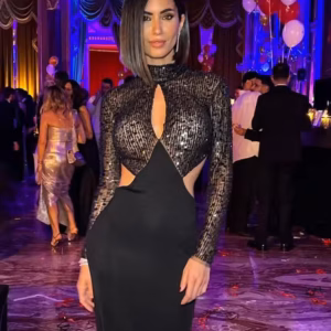 Elegant Backless Lace Patchwork Bodycon Maxi Dress