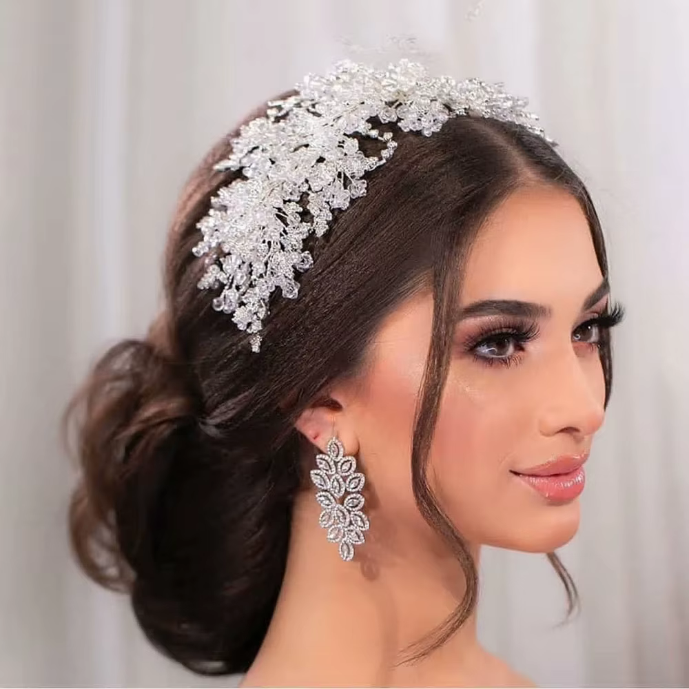 Elegant Crystal Bride Wedding Luxury Headbands Pageant Prom Headpieces