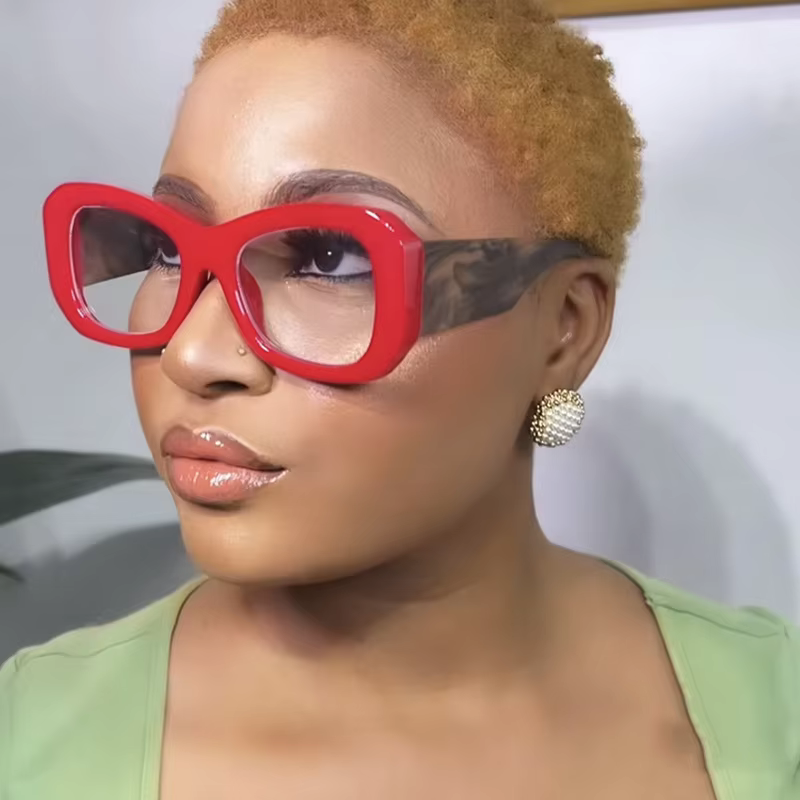 Flat Lens Can Be Matched with Myopia Frame Sunglasses