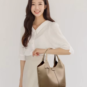 Soft Leather Interior Slot Pocket Luxury Large Capacity Bucket Handbag