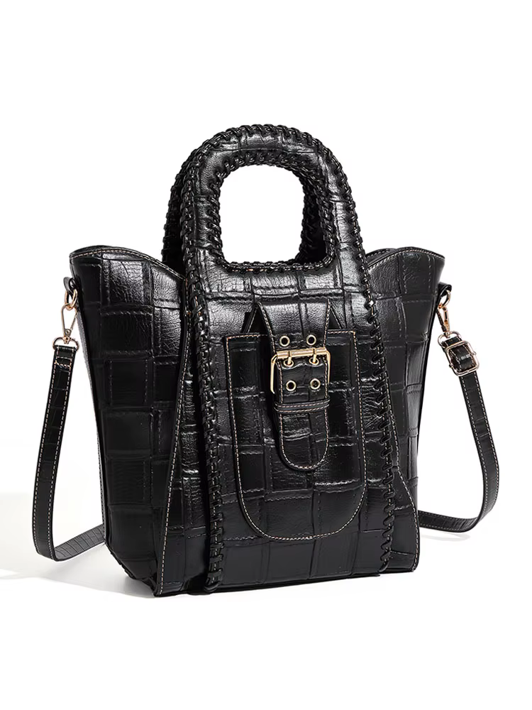 High-end Leather Large Capacity Multi-Layer Send Wallet Tote Bags - Image 2