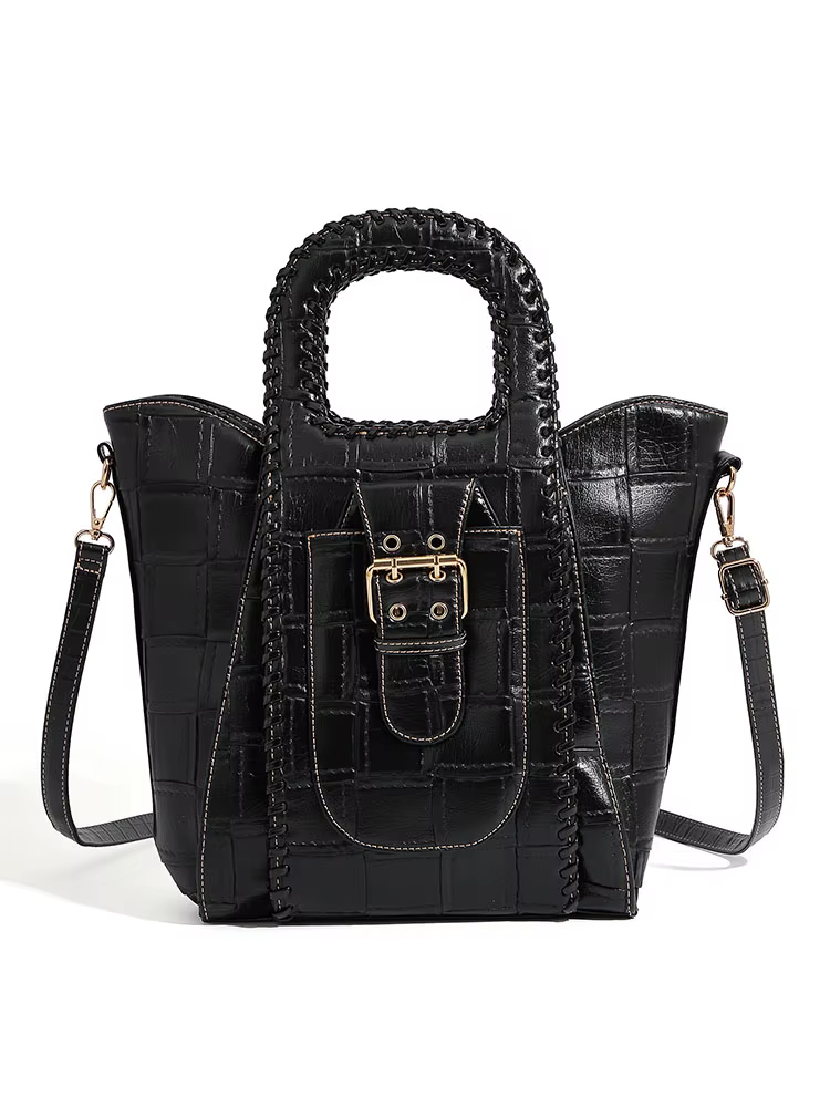 High-end Leather Large Capacity Multi-Layer Send Wallet Tote Bags