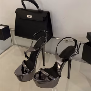 Buckle Strap Banquet High Heels Stripper Pole Platform Sandals