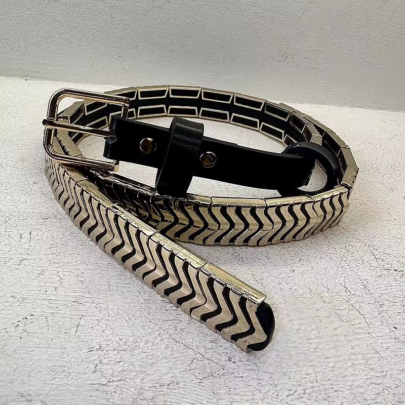 Luxury Decorative Simple Waist Punk Hip Hop Trend Belt