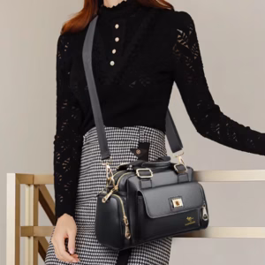 Luxury Letter zipper PU Leather Crossbody Shopping Designer Bag