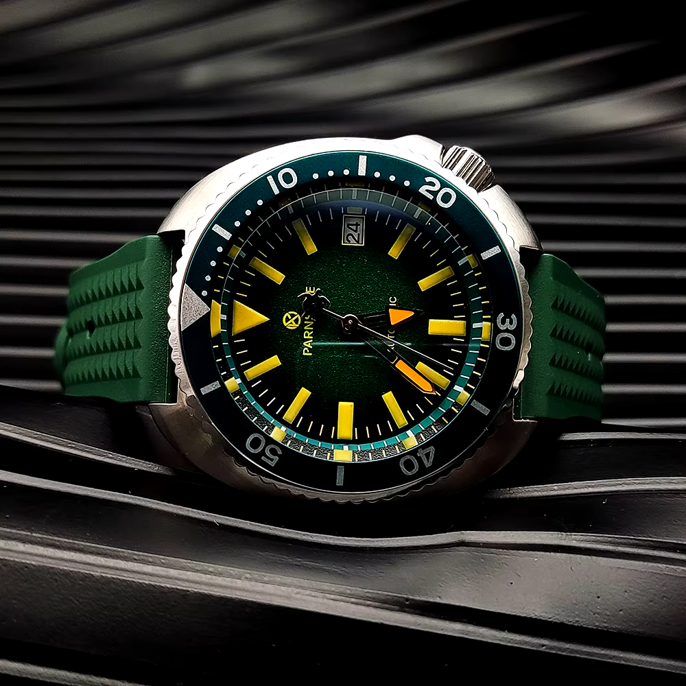 Luxury Men's Watch Small Abalone Automatic Mechanical Movement Aseptic Dial Sapphire Glass - Image 5