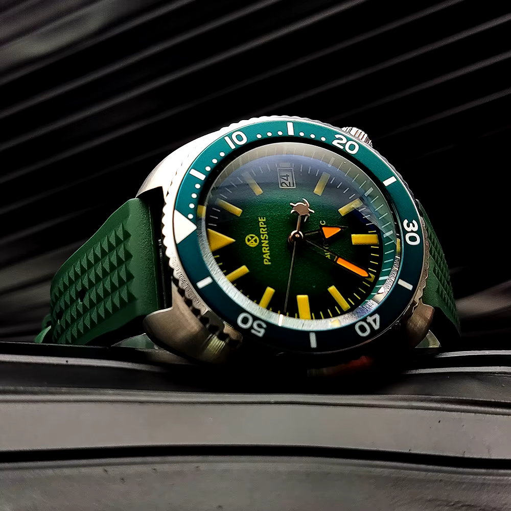 Luxury Men's Watch Small Abalone Automatic Mechanical Movement Aseptic Dial Sapphire Glass - Image 6