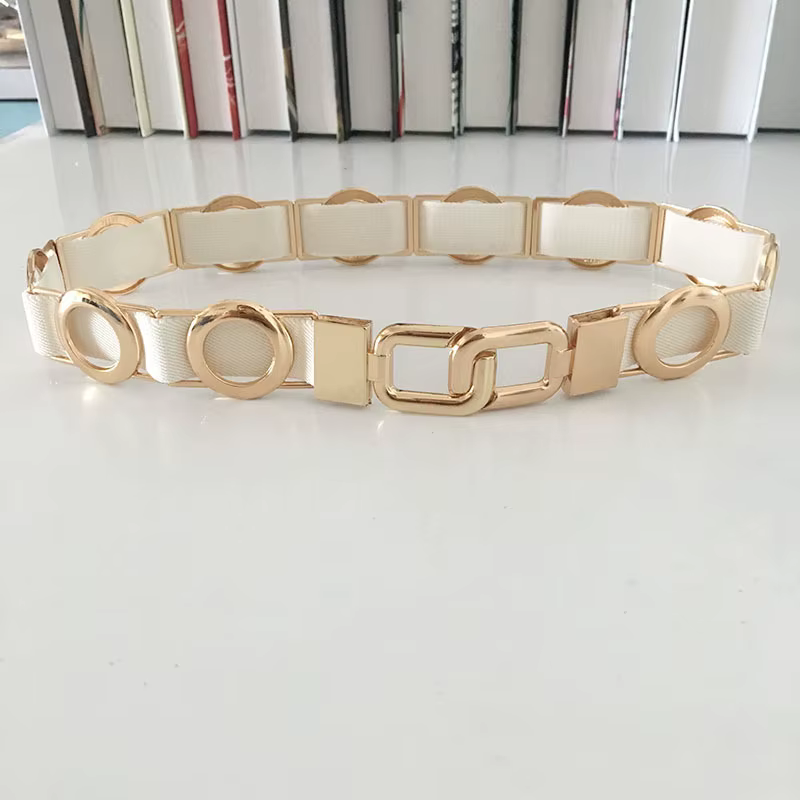 Luxury Metal Big Flower Kiting Gold Decoration Chain Belt