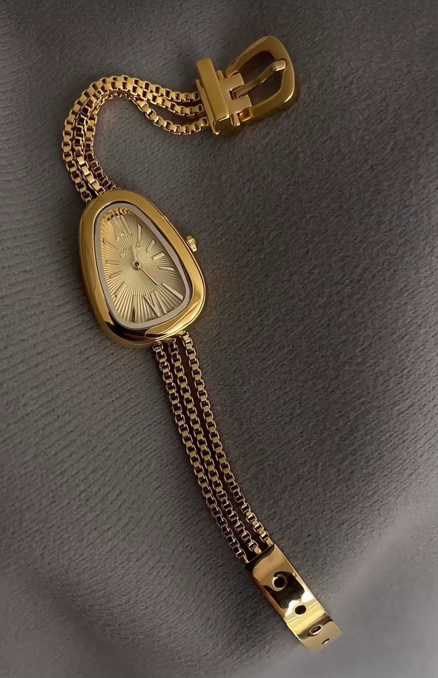 Luxury Niche Snake Head Quartz High-end Temperament Bracelet Watch - Image 7