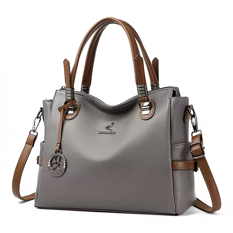 Luxury Soft Leather Interior Slot Pocket Designer Crossbody Bags - Image 9