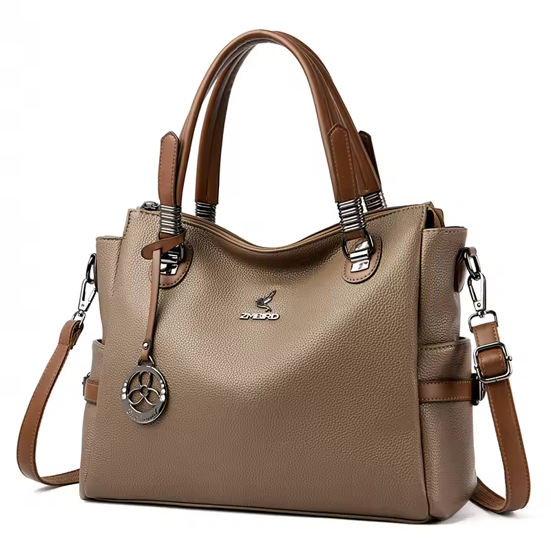 Luxury Soft Leather Interior Slot Pocket Designer Crossbody Bags - Image 7