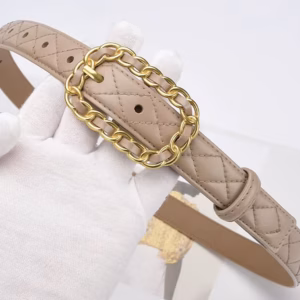 Many Colurs Optional Genuine Leather Pin Buckle Belt