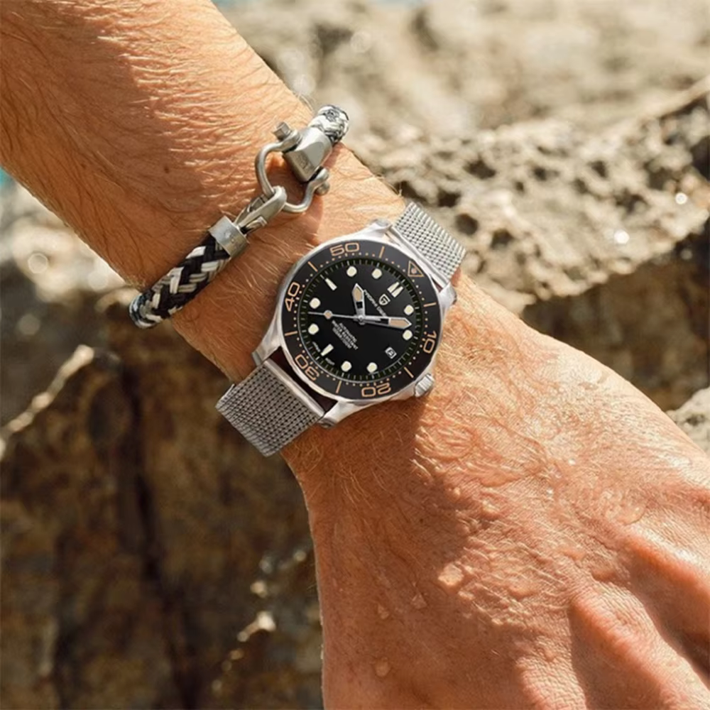 PAGANI DESIGN Automatic Military Command Mechanical Sports Waterproof Men Watch