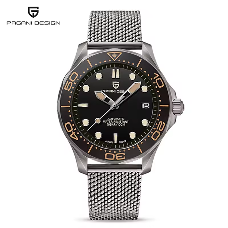 PAGANI DESIGN Automatic Military Command Mechanical Sports Waterproof Men Watch - Image 4